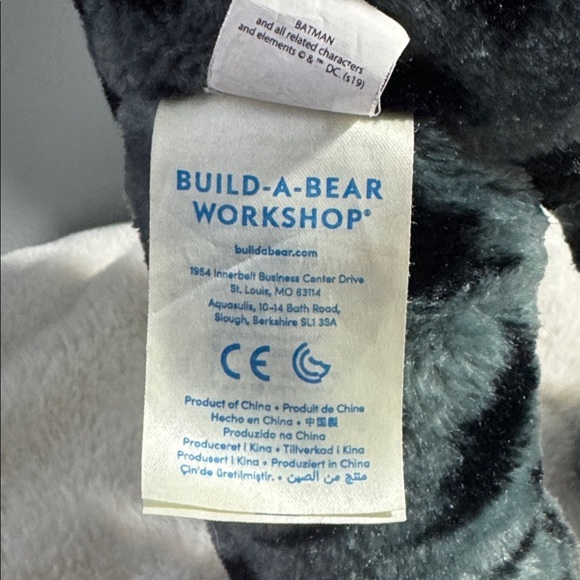 Build-A-Bear Batman Plush Black and Yellow - Picture 7 of 10